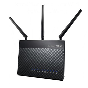 ASUS DSL-AC68U router wireless Gigabit Ethernet Dual-band (2.4 GHz/5 GHz) Nero