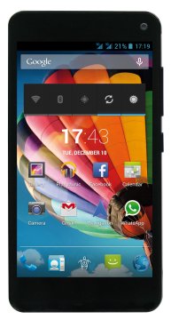 Mediacom PhonePad Duo G501 12,7 cm (5") Doppia SIM Android 4.4.2 3G 0,5 GB 4 GB 2200 mAh Grigio