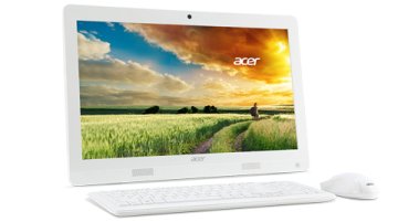 Acer Aspire ZC-606 Intel® Pentium® J2900 49,5 cm (19.5") 1600 x 900 Pixel 4 GB DDR3-SDRAM 500 GB HDD PC All-in-one Windows 8.1 Bianco
