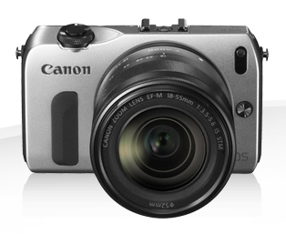 Canon EOS M + EF-M 18-55mm Kit fotocamere SLR 18 MP CMOS 5184 x 3456 Pixel Argento