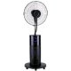 DCG Eltronic Ventilatore con umidificatore nero 40cm timer telecomando e potenza regolabile 2