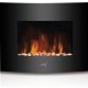 Melchioni Wallflame Mini Camino montabile a parete Elettrico Nero 2