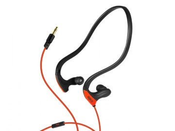 SBS TESPORTEARSETO cuffia e auricolare Cablato A clip, A Padiglione, In-ear Nero, Arancione