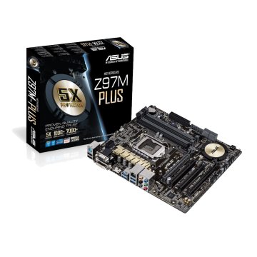 ASUS Z97M-PLUS Intel® Z97 LGA 1150 (Socket H3) micro ATX