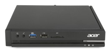 Acer Veriton N 2120G AMD E E1-2650 4 GB DDR3-SDRAM 500 GB HDD AMD Radeon R5 235 FreeDOS USFF Mini PC Nero