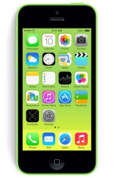 Apple iPhone 5c 10,2 cm (4") SIM singola iOS 7 4G 32 GB Verde