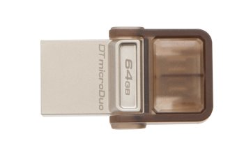 Kingston Technology DataTraveler microDuo OTG 64GB unità flash USB USB tipo A 2.0 Marrone