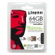 Kingston Technology DataTraveler microDuo OTG 64GB unità flash USB USB tipo A 2.0 Marrone 5