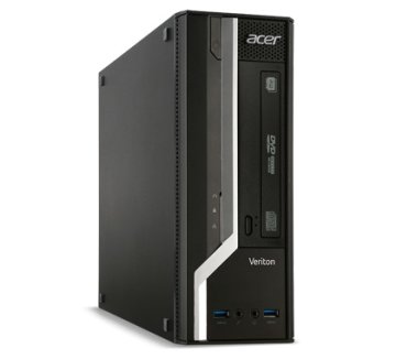 Acer Veriton X X2120G Intel® Xeon® serie 5000 5150 4 GB DDR3-SDRAM 500 GB HDD Windows 7 Professional SFF PC Nero