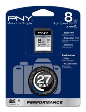 PNY 8GB SDHC Classe 10
