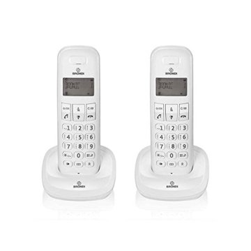 Brondi Rock Twin Telefono DECT Identificatore di chiamata Bianco