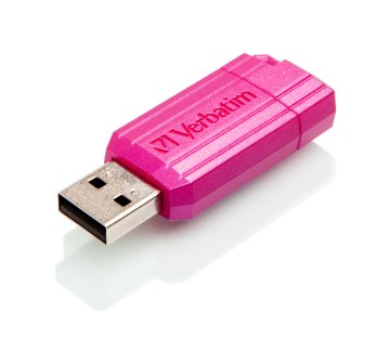 Verbatim PinStripe - Memoria USB da 16 GB - Rosa intenso