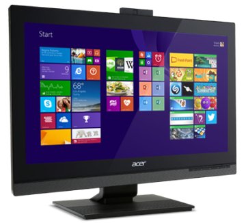 Acer Veriton Z4810G Intel® Core™ i3 i3-4150T 58,4 cm (23") 1920 x 1080 Pixel Touch screen 4 GB DDR3-SDRAM 500 GB HDD PC All-in-one Windows 7 Professional Wi-Fi 4 (802.11n) Nero