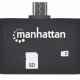 Manhattan 406208 lettore di schede USB 2.0 Nero 4