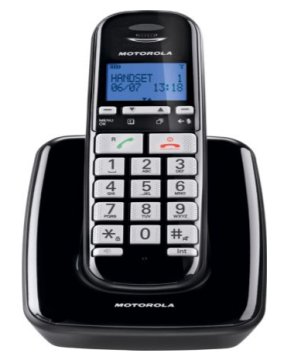 Motorola S3001 Telefono DECT Identificatore di chiamata Nero, Argento