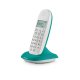 Motorola C1001L Telefono DECT Identificatore di chiamata Turchese, Bianco 3