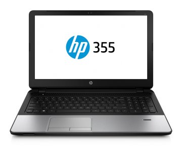 HP 355 G2 AMD A8 A8-6410 Computer portatile 39,6 cm (15.6") HD 4 GB DDR3L-SDRAM 1 TB HDD AMD Radeon R5 M240 Wi-Fi 4 (802.11n) Windows 8.1 Argento