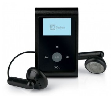 TELE System SNAP2 Lettore MP3 8 GB Nero