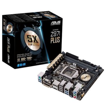 ASUS Z97I-PLUS Intel® Z97 LGA 1150 (Socket H3) mini ITX