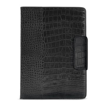 Celly CROCOWAIRBK custodia per tablet 24,6 cm (9.7") Custodia a libro Nero