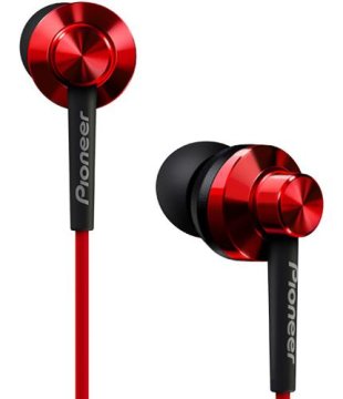 Pioneer SE-CL522 Cuffie Cablato In-ear MUSICA Rosso