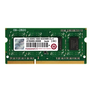 Transcend 4GB DDR3 memoria 2 x 8 GB 1333 MHz