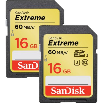 SanDisk Extreme SDHC 16GB UHS Classe 10