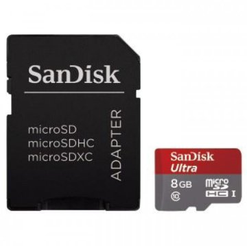 SanDisk 124070 memoria flash 8 GB MicroSDHC Classe 10