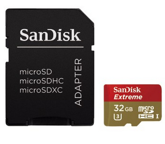 SanDisk 32Gb microSDHC UHS Classe 3