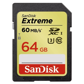 SanDisk 64GB SDXC, UHS-I Classe 3