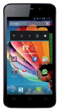 Mediacom PhonePad Duo G400 10,2 cm (4") Doppia SIM Android 4.4 3G Micro-USB B 0,5 GB 4 GB 1450 mAh Blu