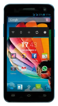 Mediacom PhonePad Duo S501 12,7 cm (5") Doppia SIM Android 4.4 3G Micro-USB B 1 GB 8 GB 2250 mAh Blu