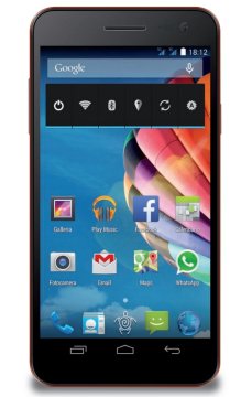 Mediacom PhonePad Duo S551U 14 cm (5.5") Doppia SIM Android 4.4 3G Micro-USB 1 GB 8 GB 2600 mAh Rosso