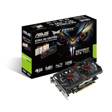 ASUS STRIX-GTX750TI-DC2OC-4GD5 NVIDIA GeForce GTX 750 Ti 4 GB GDDR5