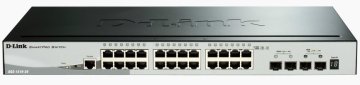 D-Link DGS-1510-28 switch di rete Gestito L3 Gigabit Ethernet (10/100/1000) Nero