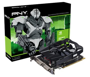PNY GF750GTX1GEPB scheda video NVIDIA GeForce GTX 750 1 GB GDDR5