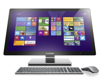 Lenovo IdeaCentre A740 Intel® Core™ i5 i5-4258U 68,6 cm (27") Touch screen PC All-in-one 8 GB DDR3L-SDRAM 1 TB HDD Windows 8.1 Nero, Argento