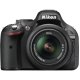 Nikon D5200 + AF-S DX NIKKOR 18-55mm + AF-S DX VR NIKKOR 55-200mm Kit fotocamere SLR 24,1 MP CMOS 6000 x 4000 Pixel Nero 2