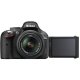Nikon D5200 + AF-S DX NIKKOR 18-55mm + AF-S DX VR NIKKOR 55-200mm Kit fotocamere SLR 24,1 MP CMOS 6000 x 4000 Pixel Nero 9