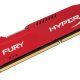 HyperX FURY Red 8GB 1600MHz DDR3 memoria 1 x 8 GB 2