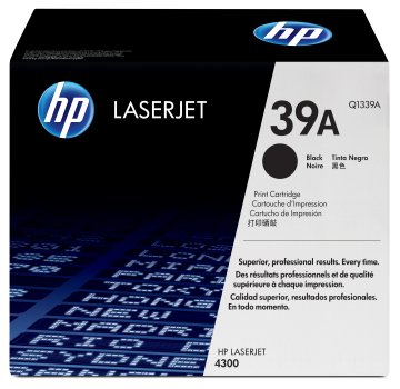 HP Cartouche d'impression Laserjet Q1339A avec technologie d'impression intelligente cartuccia toner 1 pz Originale Nero