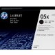 HP Confezione da 2 cartucce originali di Toner nero ad alta capacità LaserJet 05X 2