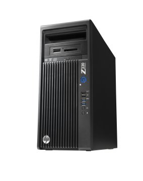 HP Z230 Famiglia Intel® Xeon® E3 v3 E3-1225V3 4 GB DDR3-SDRAM 256 GB SSD Windows 7 Professional Mini Tower Stazione di lavoro Nero