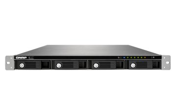 QNAP TS-453U-RP server NAS e di archiviazione Rack (1U) Intel® Celeron® 4 GB DDR3L QNAP Turbo System Nero