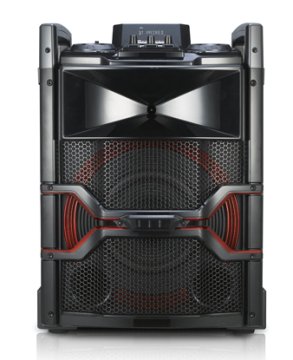 LG OM5540 set audio da casa Mini impianto audio domestico 330 W Nero, Rosso
