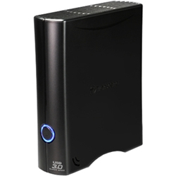 Transcend StoreJet 35T3 (USB 3.0) disco rigido esterno 3 TB Nero