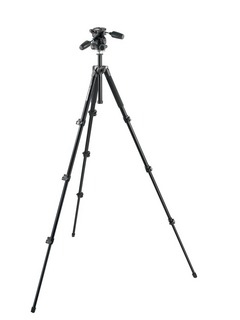 Manfrotto MK294A4-D3RC2 treppiede Fotocamere digitali/film 3 gamba/gambe Nero