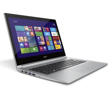 Acer Aspire S3-392-54204G50TWS Computer portatile 33,8 cm (13.3") Touch screen HD Intel® Core™ i5 i5-4200U 4 GB DDR3L-SDRAM 516 GB HDD+SSD Windows 8.1 Argento, Bianco
