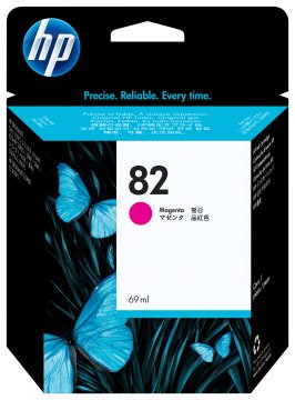 HP Cartuccia inchiostro magenta DesignJet 82, 69 ml