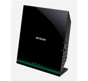 NETGEAR D6100 router wireless Gigabit Ethernet Dual-band (2.4 GHz/5 GHz) Nero